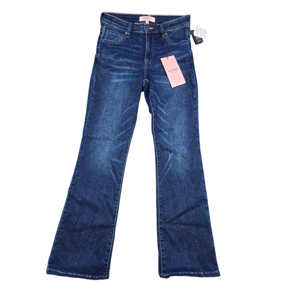 Juicy Couture Womens Magic Veil Rhinestone Logo Flare Jeans 9/29 JC27135WR03